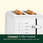 Cuisinart 2-Slice Toaster, Compact, White, CPT-122 - Image 5