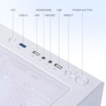 NINGMEI Soul Gaming PC Desktop,AMD Ryzen 5 5600GT 6 core 3.6GHz(up to 4.6GHz),AMD Radeon Vega 7 Graphics,16GB DDR4 RAM 3200MHz,1TB NVME SSD,550W PSU, Windows 11 Home 64-bit,White - Image 6