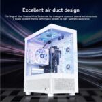 NINGMEI Soul Gaming PC Desktop,AMD Ryzen 5 5600GT 6 core 3.6GHz(up to 4.6GHz),AMD Radeon Vega 7 Graphics,16GB DDR4 RAM 3200MHz,1TB NVME SSD,550W PSU, Windows 11 Home 64-bit,White - Image 7