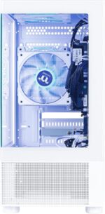 NINGMEI Soul Gaming PC Desktop,AMD Ryzen 5 5600GT 6 core 3.6GHz(up to 4.6GHz),AMD Radeon Vega 7 Graphics,16GB DDR4 RAM 3200MHz,1TB NVME SSD,550W PSU, Windows 11 Home 64-bit,White - Image 9