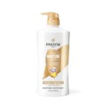 Pantene Shampoo & Conditioner Set, Daily Moisture Renewal - Pro-V Nutrients for Dry, Color-Treated, Straight to Curly Hair, 72-Hour Hydration & Softness, 52.8 Oz Total + Miracle Rescue Shot (0.5 Oz) - Image 9