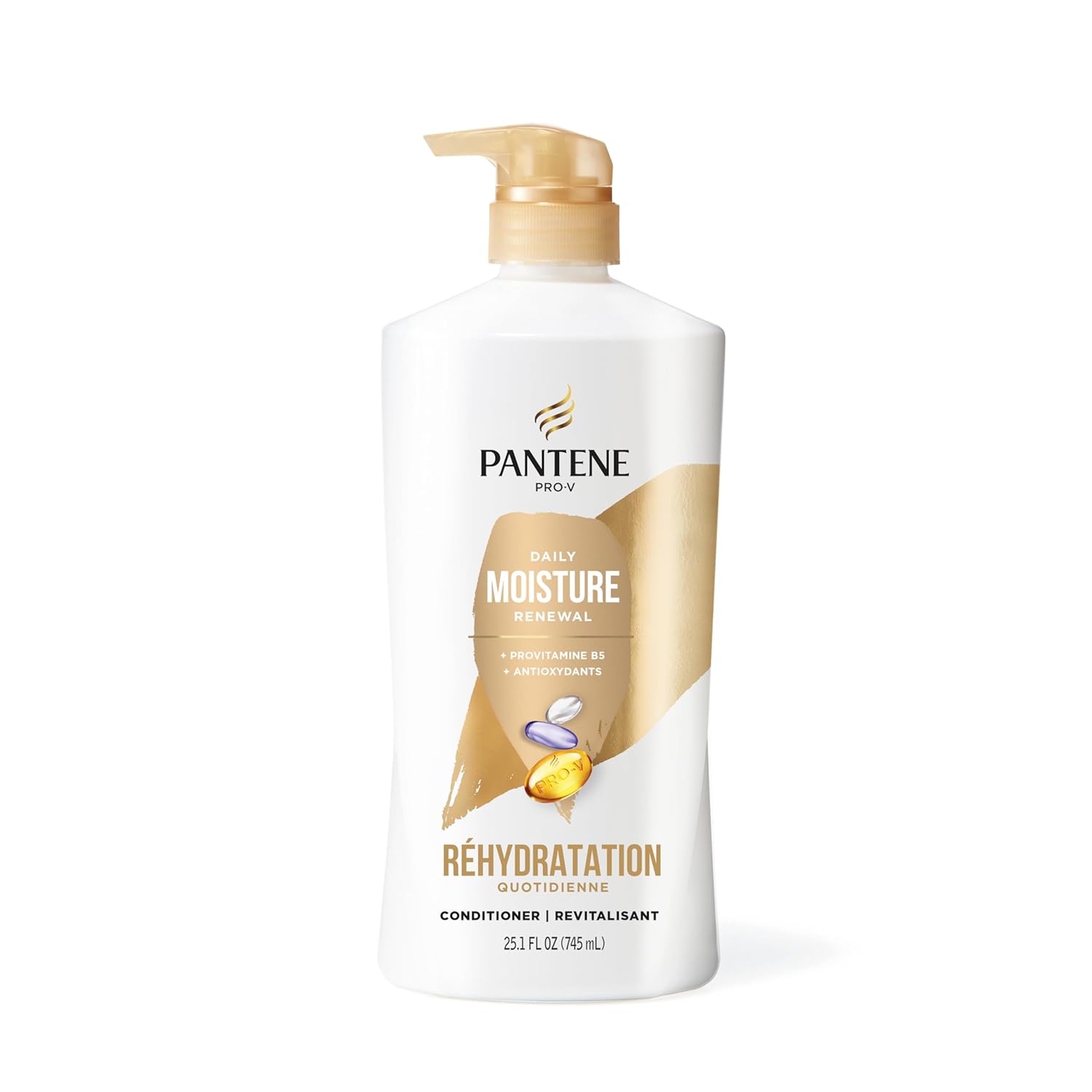 1761380716_Pantene-Shampoo-Conditioner-Set-Daily-Moisture-Renewal-Pro-V-Nutrients-for-Dry-Color-Treated-Straight-to-Curly-Hair-72-Hour-Hydration-Softness-52.8-Oz-Total-Miracle-Rescue-Shot-0.5-Oz.jpg Pantene Shampoo & Conditioner Set, Daily Moisture Renewal - Pro-V Nutrients for Dry, Color-Treated, Straight to Curly Hair, 72-Hour Hydration & Softness, 52.8 Oz Total + Miracle Rescue Shot (0.5 Oz) - Image 9