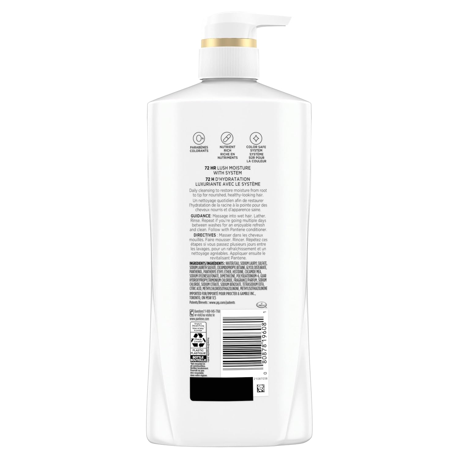 1761380722_Pantene-Shampoo-Conditioner-Set-Daily-Moisture-Renewal-Pro-V-Nutrients-for-Dry-Color-Treated-Straight-to-Curly-Hair-72-Hour-Hydration-Softness-52.8-Oz-Total-Miracle-Rescue-Shot-0.5-Oz.jpg Pantene Shampoo & Conditioner Set, Daily Moisture Renewal - Pro-V Nutrients for Dry, Color-Treated, Straight to Curly Hair, 72-Hour Hydration & Softness, 52.8 Oz Total + Miracle Rescue Shot (0.5 Oz) - Image 12