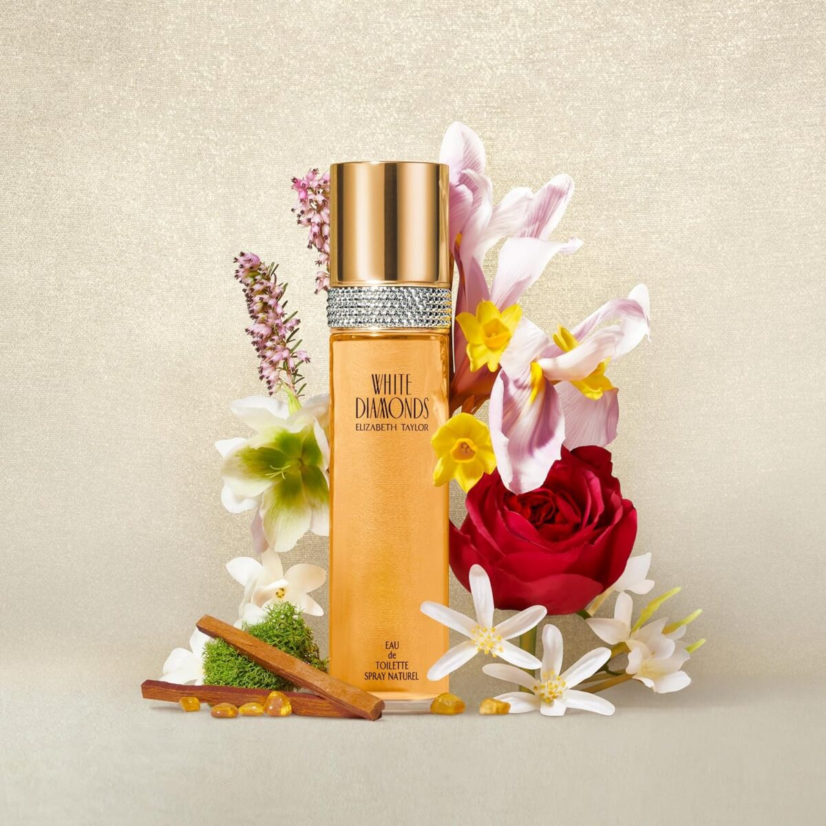 Elizabeth Taylor White Diamonds Women's Perfume, Long-Lasting Floral Fragrance for Her, Eau de Toilette EDT Spray, 3.3 fl oz - Image 5