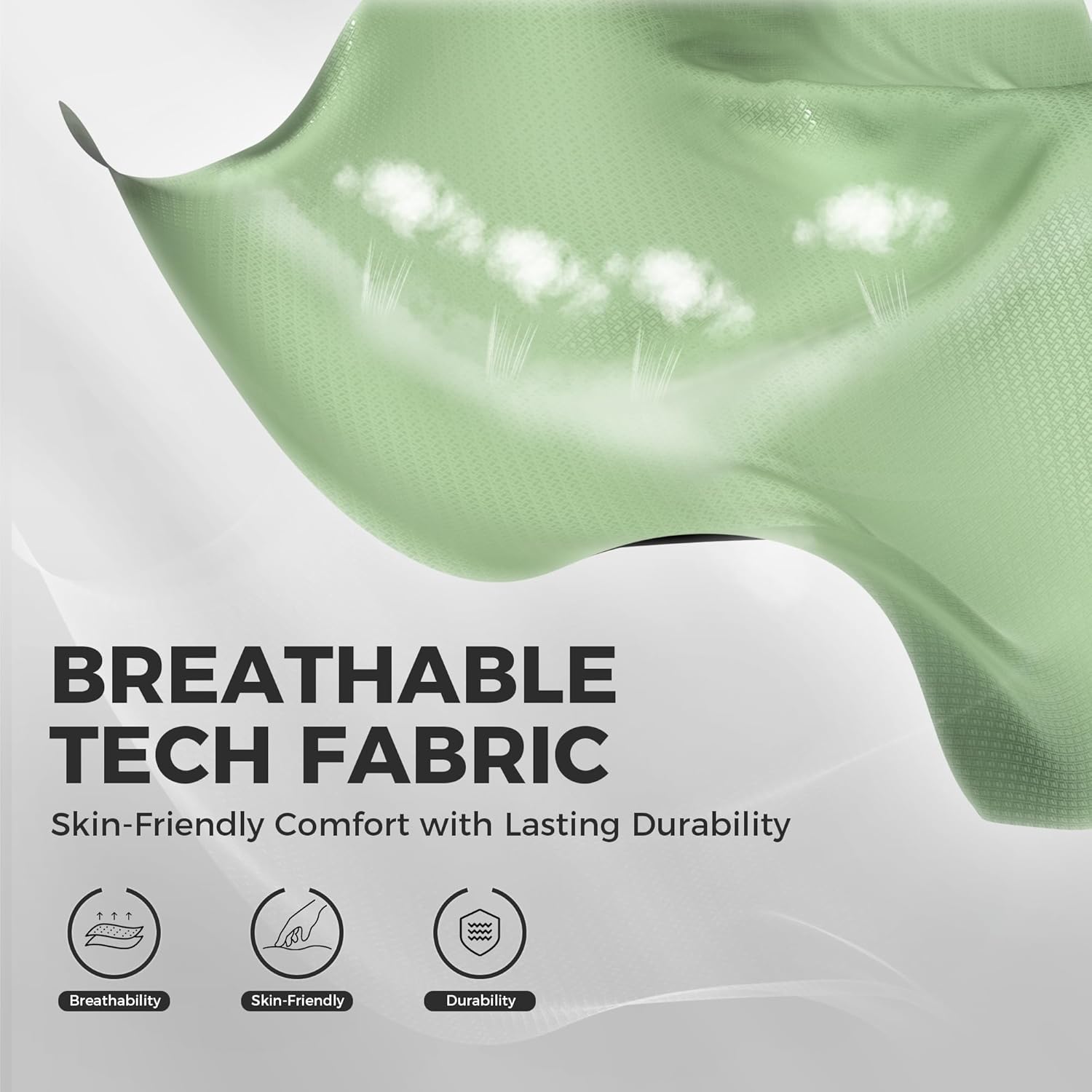 1761381876_Dowinx-Gaming-Chair-Breathable-Fabric-Game-Chair-with-Gel-Pad-and-Storage-Bag-Comfortable-Gamer-Chair-with-Pocket-Spring-Cushion-Ergonomic-Computer-Chair-with-Footrest-Green.jpg Dowinx Gaming Chair Breathable Fabric Game Chair with Gel Pad and Storage Bag, Comfortable Gamer Chair with Pocket Spring Cushion, Ergonomic Computer Chair with Footrest, Green - Image 6