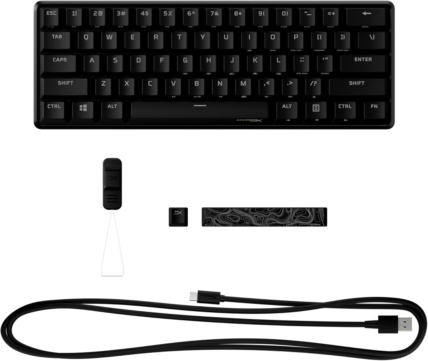 1761382338_HyperX-Alloy-Origins-60-Mechanical-Gaming-Keyboard-Ultra-Compact-60-Form-Factor-Double-Shot-PBT-Keycaps-RGB-LED-Backlit-NGENUITY-Software-Compatible-Linear-HyperX-Red-SwitchBlack.jpg HyperX Alloy Origins 60 - Mechanical Gaming Keyboard, Ultra Compact 60% Form Factor, Double Shot PBT Keycaps, RGB LED Backlit, NGENUITY Software Compatible - Linear HyperX Red Switch,Black - Image 4