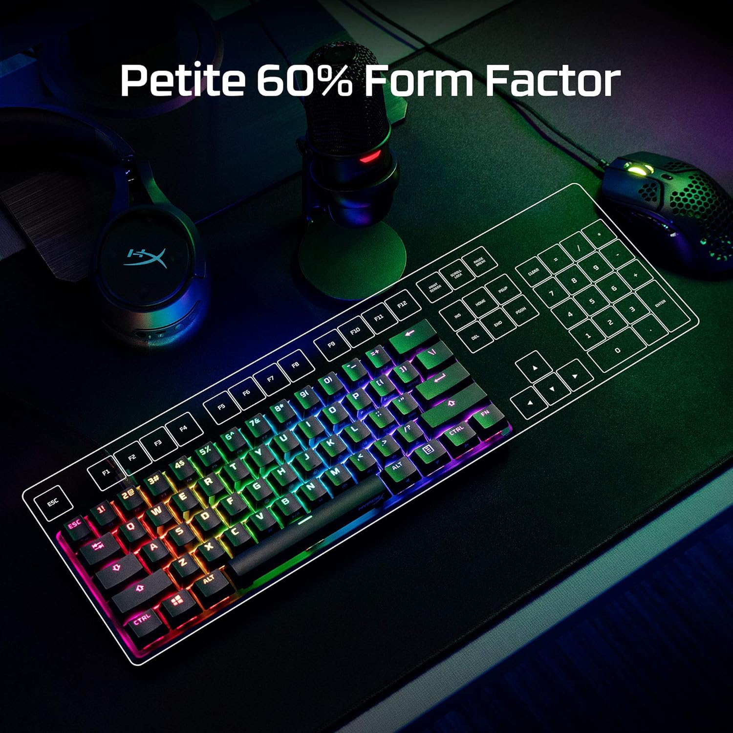 1761382339_HyperX-Alloy-Origins-60-Mechanical-Gaming-Keyboard-Ultra-Compact-60-Form-Factor-Double-Shot-PBT-Keycaps-RGB-LED-Backlit-NGENUITY-Software-Compatible-Linear-HyperX-Red-SwitchBlack.jpg HyperX Alloy Origins 60 - Mechanical Gaming Keyboard, Ultra Compact 60% Form Factor, Double Shot PBT Keycaps, RGB LED Backlit, NGENUITY Software Compatible - Linear HyperX Red Switch,Black - Image 5