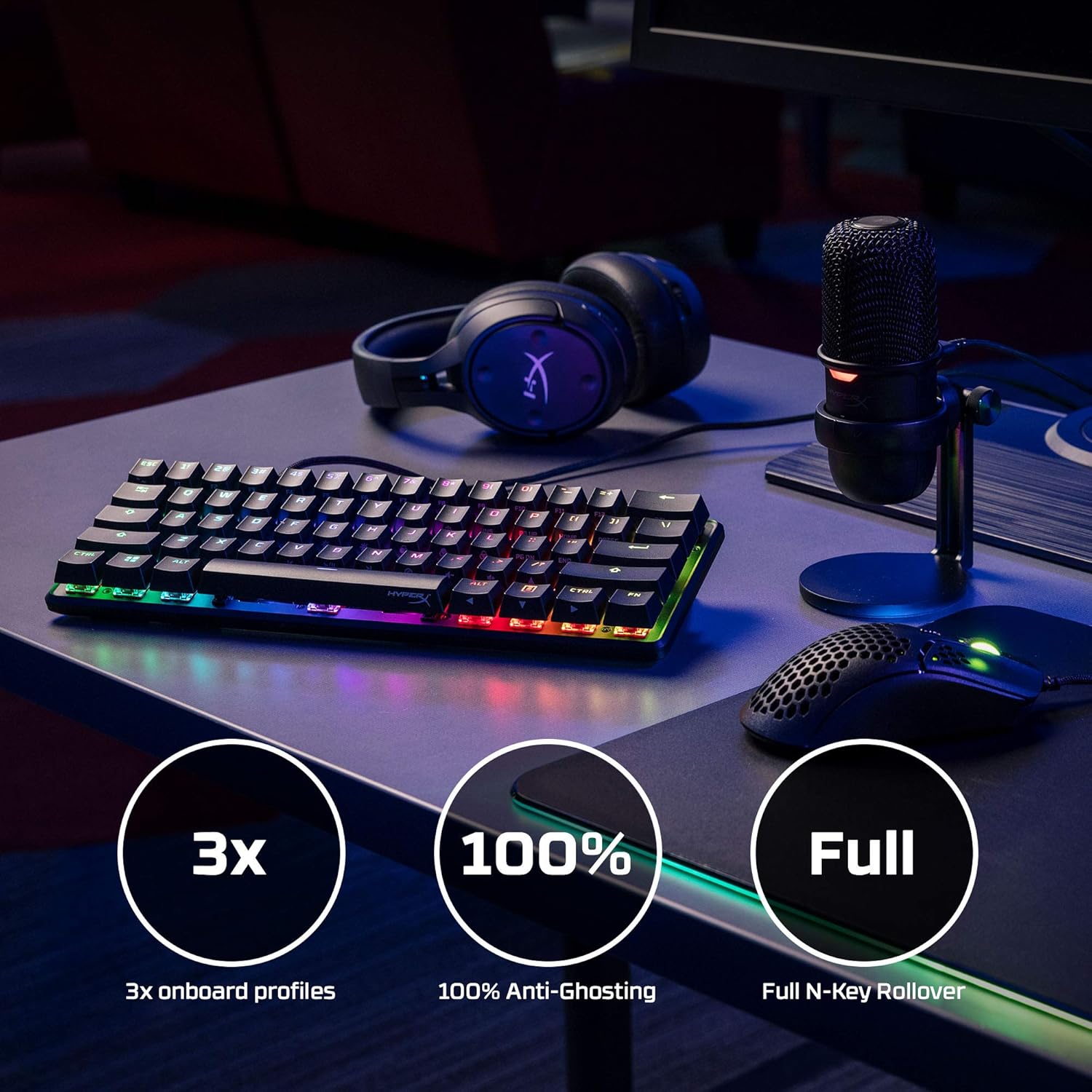 1761382343_HyperX-Alloy-Origins-60-Mechanical-Gaming-Keyboard-Ultra-Compact-60-Form-Factor-Double-Shot-PBT-Keycaps-RGB-LED-Backlit-NGENUITY-Software-Compatible-Linear-HyperX-Red-SwitchBlack.jpg HyperX Alloy Origins 60 - Mechanical Gaming Keyboard, Ultra Compact 60% Form Factor, Double Shot PBT Keycaps, RGB LED Backlit, NGENUITY Software Compatible - Linear HyperX Red Switch,Black - Image 7