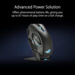 ASUS ROG Spatha X Wireless Gaming Mouse – MMO/MOBA Design, 12 Programmable Buttons, Right-Handed, 168g, Dual-Mode (Wired/2.4GHz), 19K DPI, up to 67Hr Battery, Magnetic Charging Dock, PC/Mac Support - Image 6
