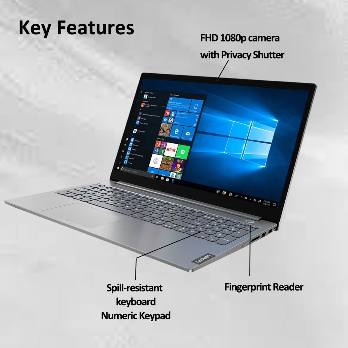 1761383263_Lenovo-ThinkBook-15-Gen-4-Business-Laptop-15.6-FHD-Anti-Glare-16GB-RAM-512GB-SSD-AMD-Ryzen-7-5825U-Intel-i7-1165G7-Fingerprint-FHD-Webcam-wShutter-Military-Grade-Ethernet-Win-11-Pro.jpg Lenovo ThinkBook 15 Gen 4 Business Laptop (15.6" FHD Anti-Glare, 16GB RAM, 512GB SSD, AMD Ryzen 7 5825U (> Intel i7-1165G7)) Fingerprint, FHD Webcam w/Shutter, Military Grade, Ethernet, Win 11 Pro - Image 3