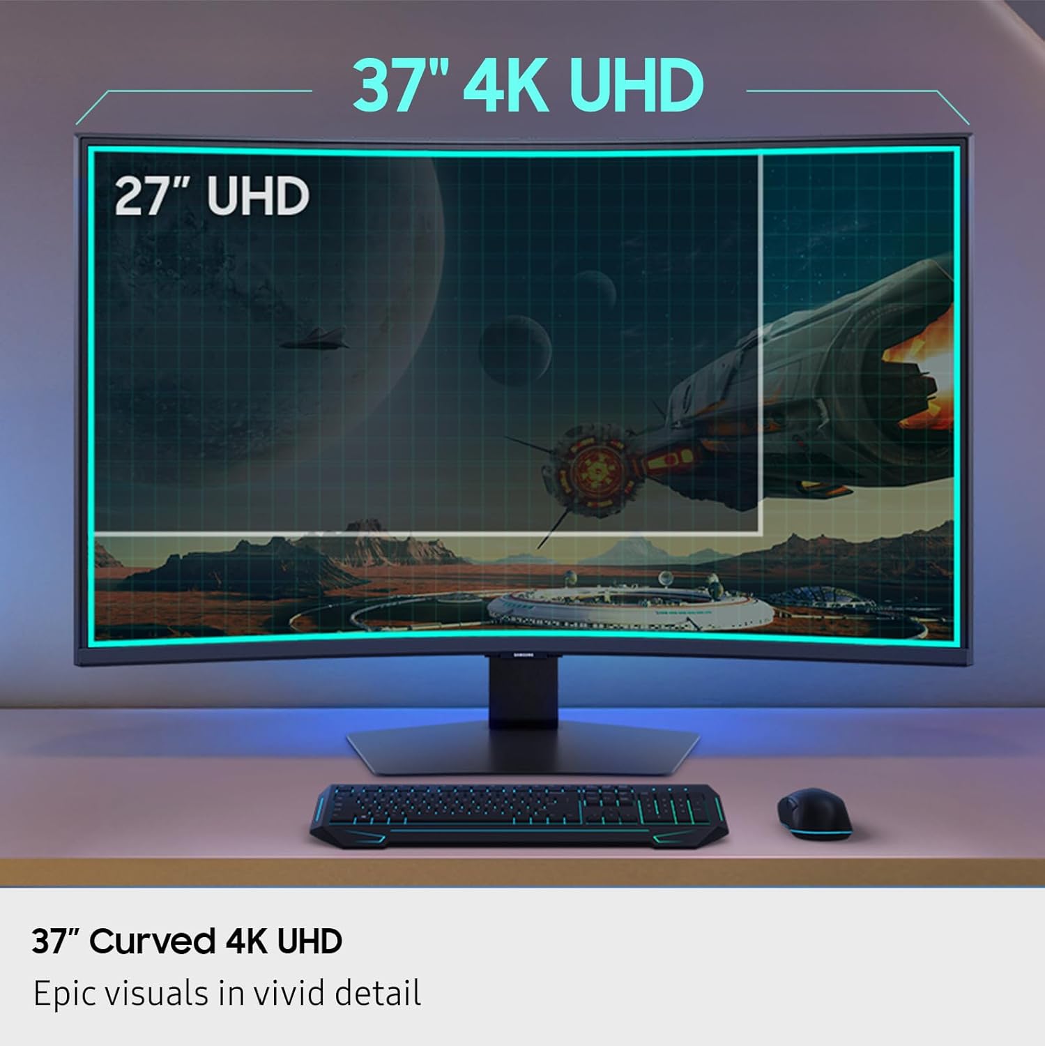 1761384841_Samsung-37-Odyssey-G7-G75F-4K-UHD-Resolution-165Hz-Curved-Gaming-Monitor-1ms-Response-Time-GtG-VESA-DisplayHDR™-600-AMD-FreeSync™-Premium-Pro-LS37FG75DENXZA-2025.jpg Samsung 37” Odyssey G7 (G75F) 4K UHD Resolution, 165Hz, Curved Gaming Monitor, 1ms Response Time (GtG), VESA DisplayHDR™ 600, AMD FreeSync™ Premium Pro, LS37FG75DENXZA, 2025 - Image 5