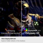 Samsung 37” Odyssey G7 (G75F) 4K UHD Resolution, 165Hz, Curved Gaming Monitor, 1ms Response Time (GtG), VESA DisplayHDR™ 600, AMD FreeSync™ Premium Pro, LS37FG75DENXZA, 2025 - Image 6