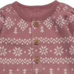 Modern Moments by Gerber Baby Henley Waffle-Knit Romper - Image 3