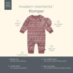 Modern Moments by Gerber Baby Henley Waffle-Knit Romper - Image 7