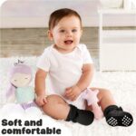 Baby Fleece Booties Newborn Unisex Booties Non-Slip Newborn Infant First Walkers Warm Shoes House Slippers for Baby Boys & Baby Girls Toddlers - Image 3