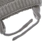 Baby Beanie Earflaps Hat - Infant Toddler Girls Boys Soft Warm Knit Hat Kids Winter Hat with Fleece Lining - Image 5