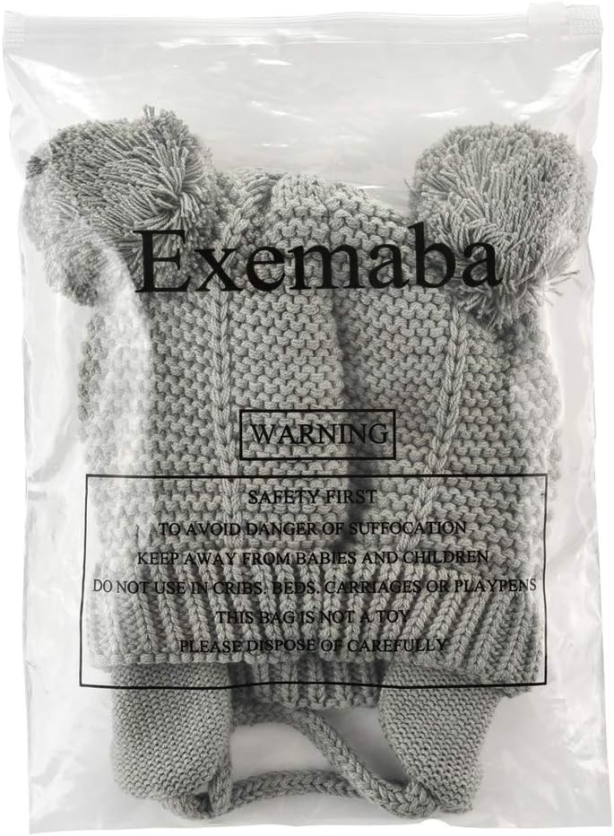 1761386412_Baby-Beanie-Earflaps-Hat-Infant-Toddler-Girls-Boys-Soft-Warm-Knit-Hat-Kids-Winter-Hat-with-Fleece-Lining.jpg Baby Beanie Earflaps Hat - Infant Toddler Girls Boys Soft Warm Knit Hat Kids Winter Hat with Fleece Lining - Image 7