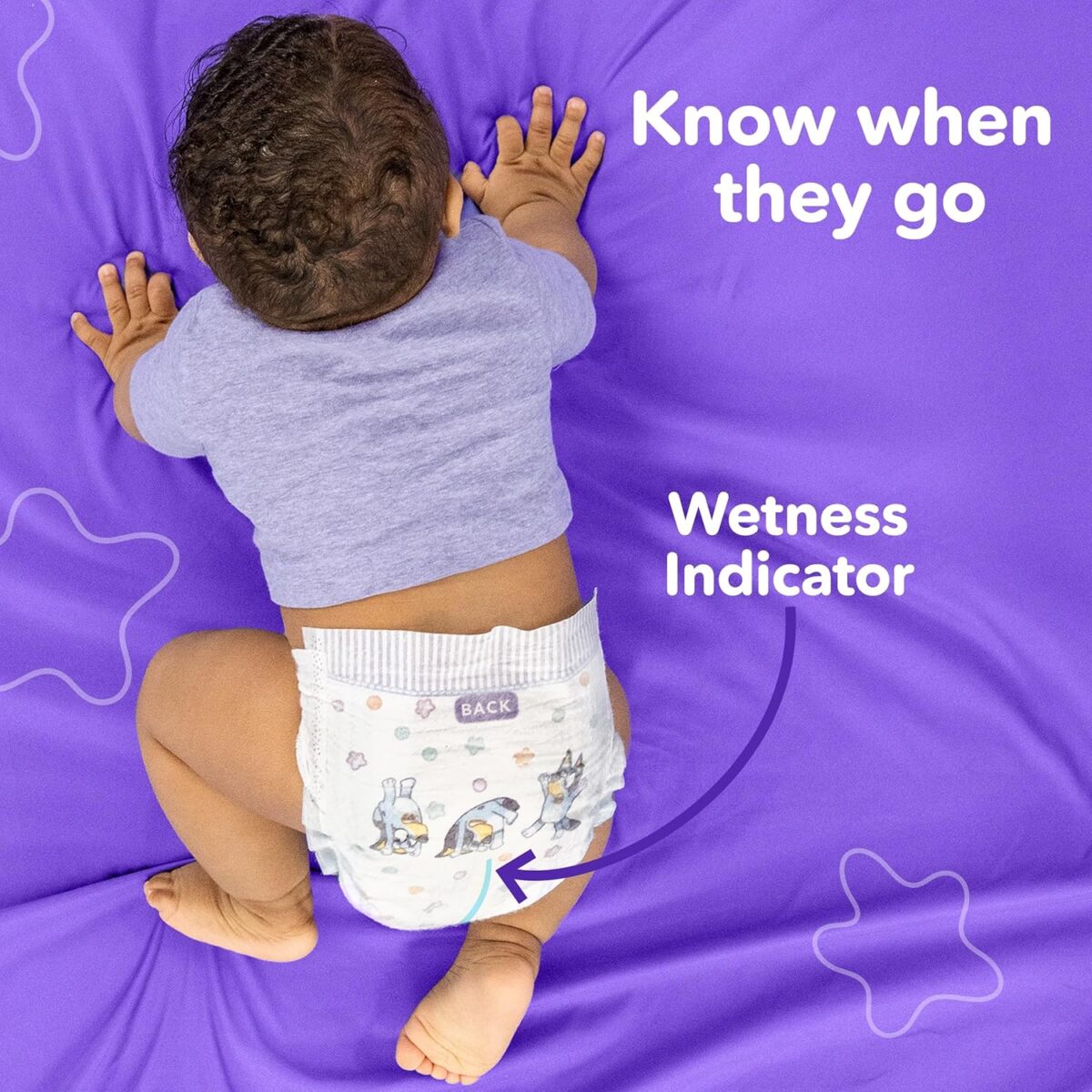 Luvs Size 8 Baby Diapers, Platinum Protection Bluey Diapers for Day & Night,Size 8, 108 Count - Image 12