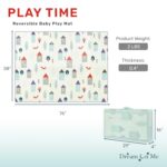 Dream On Me Play Time Reversible Baby Playmat, Foldable Extra Large Thick Foam Crawling Playmats for Toddlers, Waterproof Portable Playmat for Babies - Image 6