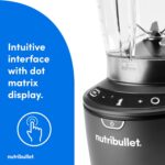 nutribullet® SmartSense Blender Combo, 1400W, 64oz Pitcher, 32oz & 24oz Cups, 5-Speed, Smoothies, Ice and Frozen Fruit, Nut Milk, Soup, Gunmetal Gray, NBF50700 - Image 7