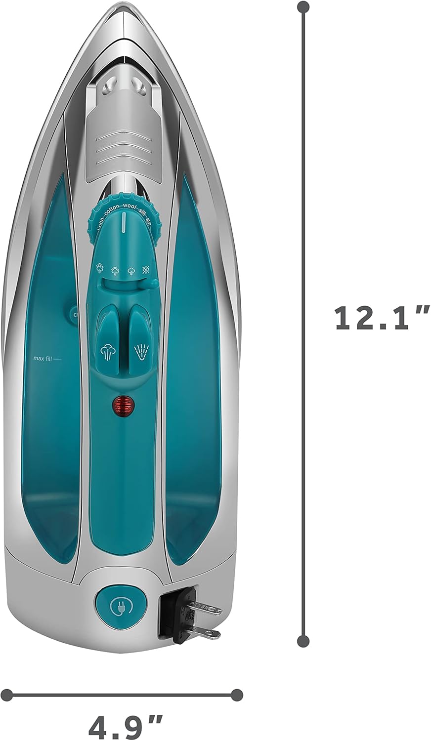 1761429493_Sunbeam-Turbo-Steam-Iron-1400W-Quick-Heat-Stainless-Steel-Soleplate-Shot-of-Steam-Horizontal-and-Vertical-3-Way-Auto-Off-240ml-Water-Tank-White-Teal.jpg Sunbeam Turbo Steam Iron 1400W Quick Heat Stainless Steel Soleplate Shot of Steam Horizontal and Vertical 3 Way Auto Off 240ml Water Tank White Teal - Image 11