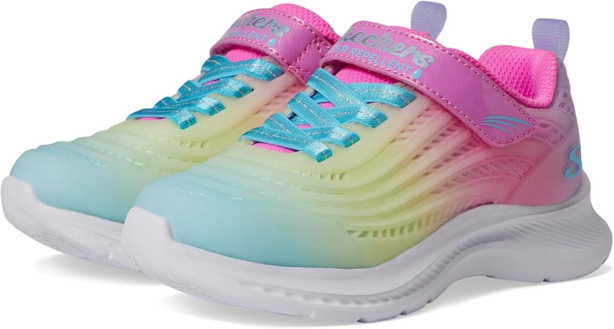 Skechers Girl's Jumpsters 2.0-Blurred Dream Sneaker - Image 3