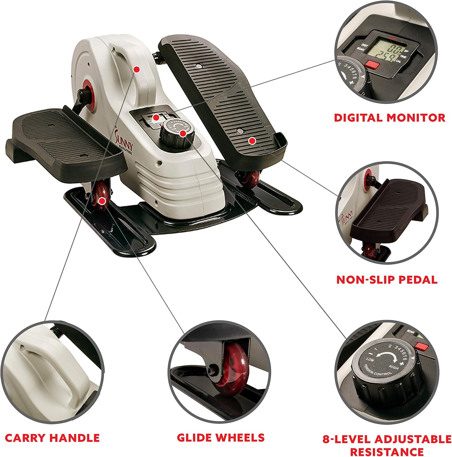 1761431582_Sunny-Health-Fitness-Sitting-Under-Desk-Pedal-Exerciser-Portable-Training-Machine-for-Senior-Exercise-Home-Workout-Elliptical-Bike-Optional-Free-SunnyFit-App-Connection-Motorized-or-in-Pink.jpg Sunny Health & Fitness Sitting Under Desk Pedal Exerciser, Portable Training Machine for Senior Exercise, Home Workout Elliptical & Bike, Optional Free SunnyFit App Connection, Motorized, or in Pink - Image 4