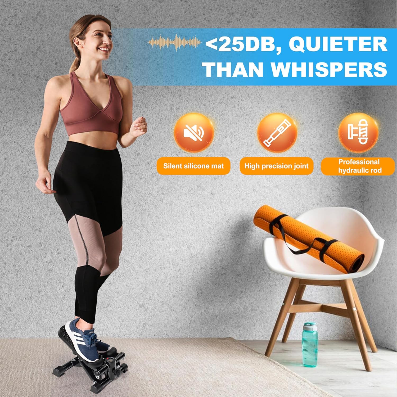 1761432010_TOPMAJOR-Steppers-for-Exercise-at-Home-with-330-lbs-Weight-Capacity-Resistance-Bands-Non-Slip-Mat-for-Full-Body-Workout-Adjustable-Height-Hydraulic-Stepper-with-LCD-to-Monitor-Steps-Time.jpg TOPMAJOR Steppers for Exercise at Home with 330 lbs Weight Capacity, Resistance Bands & Non-Slip Mat for Full Body Workout, Adjustable Height Hydraulic Stepper with LCD to Monitor Steps & Time - Image 6