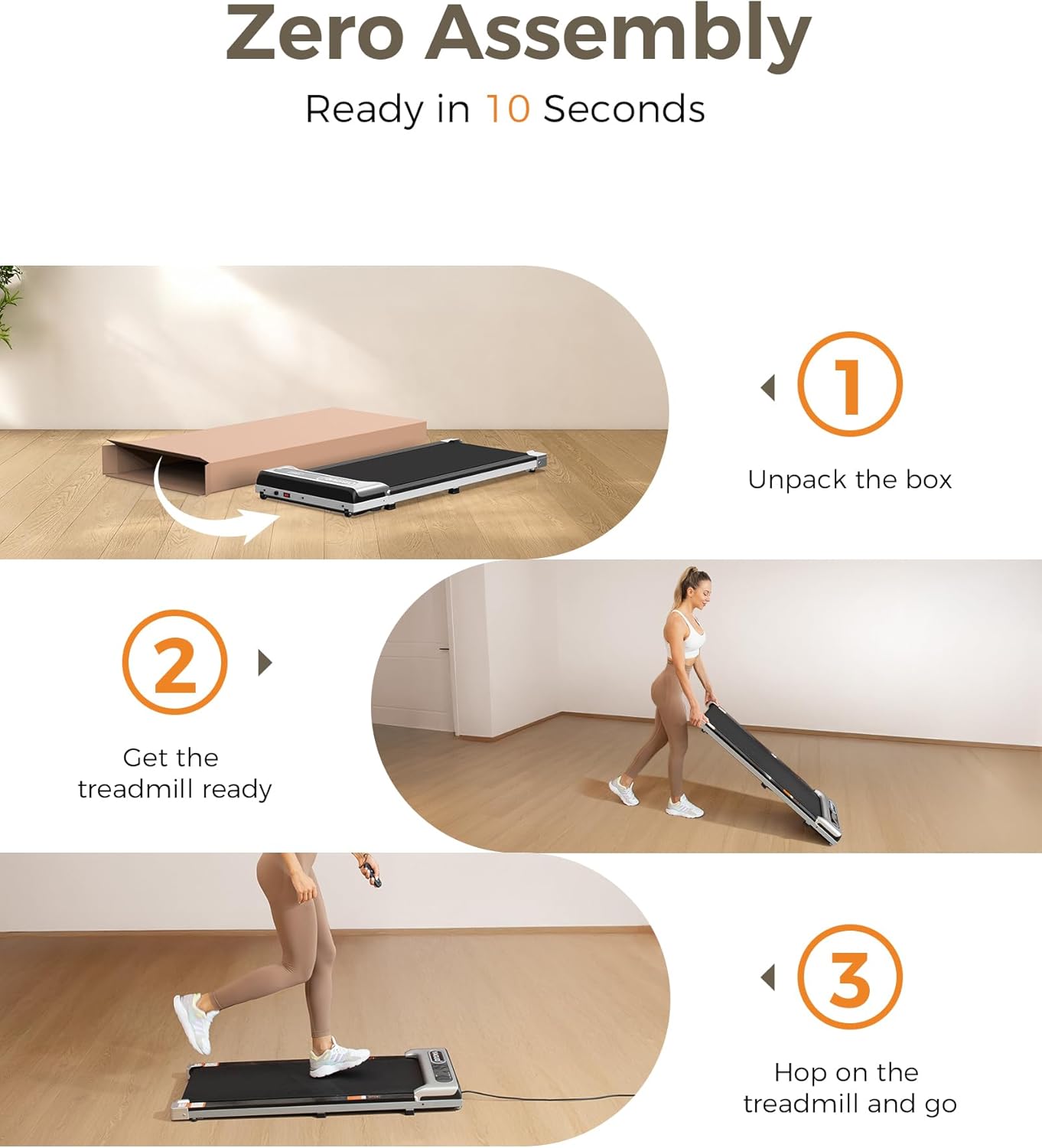 1761432268_Under-Desk-Treadmill-Walking-Pad-for-Home-and-Office-2.5-HP-Portable-Walking-Jogging-Running-Machine-with-Remote-Control-and-LED-Display-Silver.jpg Under Desk Treadmill, Walking Pad for Home and Office, 2.5 HP Portable Walking Jogging Running Machine with Remote Control and LED Display, Silver - Image 7