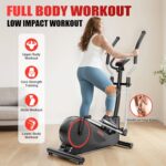 Elliptical Machine, Elliptical Exercise Machine for Home with Hyper-Quiet Magnetic Driving System, Elliptical Trainer with 15.5IN Stride, 350LBS Loading Capacity - Image 5