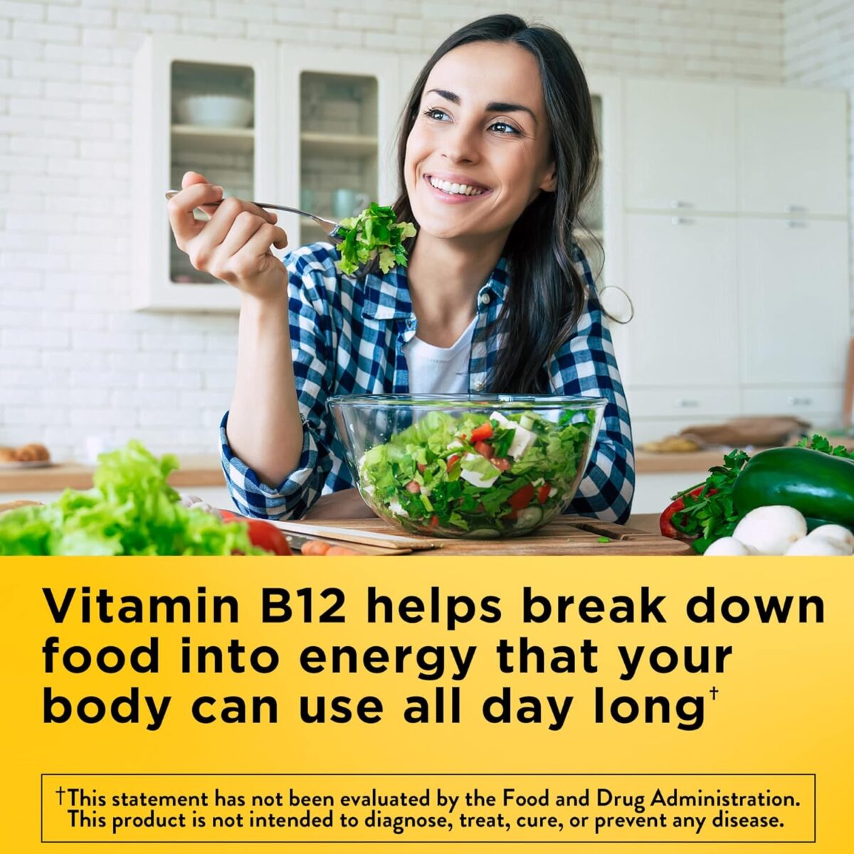 Nature Made Vitamin B12 1000 mcg, Dietary Supplement for Energy Metabolism Support, 150 Softgels, 150 Day Supply - Image 3