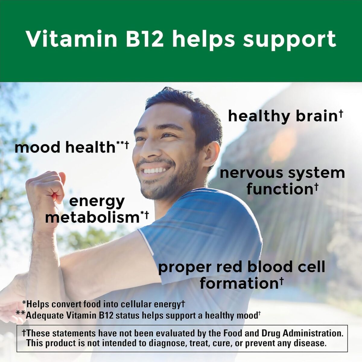 Nature Made Vitamin B12 1000 mcg, Dietary Supplement for Energy Metabolism Support, 150 Softgels, 150 Day Supply - Image 4