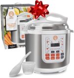 MasterChef 13-in-1 Pressure Cooker- 6 QT Electric Digital Instant MultiPot w 13 Programmable Functions- High and Low Pressure Slow Non-Stick Pot Cooking Warmer Options, LED Display, Delay Timer, Rice - Image 8