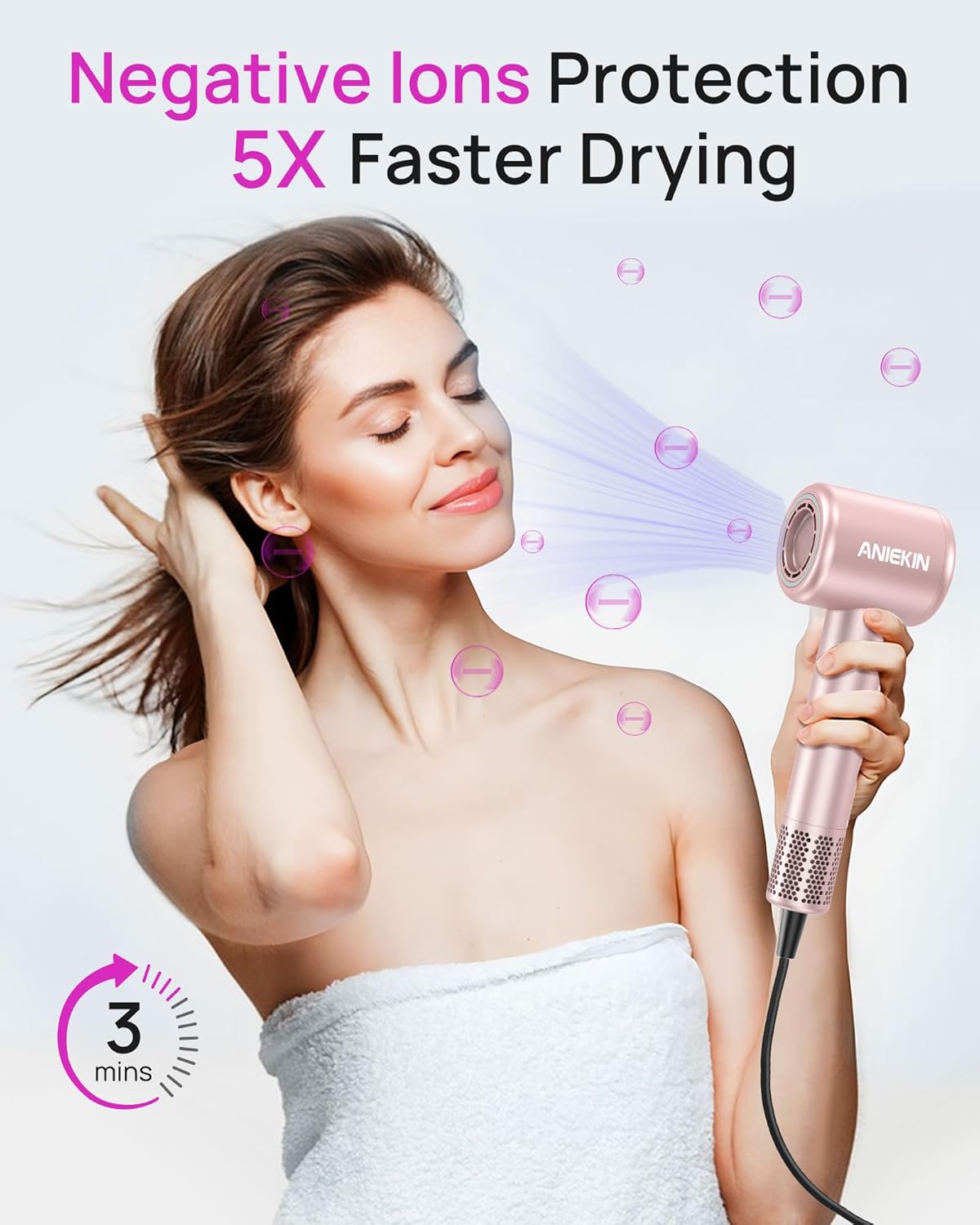 1761448475_Hair-Dryer-High-Speed-Ionic-Low-Noise-Blow-Dryer-with-Brushless-Motor-for-Fast-Drying-Thermo-Control-Quiet-Compact-Hair-Blow-Dryer-with-Magnetic-Diffuser-for-Curly-Hair-for-Home-Travel-Salon.jpg Hair Dryer, High-Speed Ionic Low Noise Blow Dryer with Brushless Motor for Fast Drying, Thermo-Control Quiet Compact Hair Blow Dryer with Magnetic Diffuser for Curly Hair for Home Travel Salon - Image 3