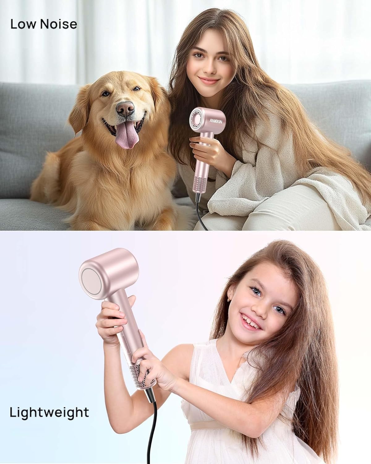 1761448482_Hair-Dryer-High-Speed-Ionic-Low-Noise-Blow-Dryer-with-Brushless-Motor-for-Fast-Drying-Thermo-Control-Quiet-Compact-Hair-Blow-Dryer-with-Magnetic-Diffuser-for-Curly-Hair-for-Home-Travel-Salon.jpg Hair Dryer, High-Speed Ionic Low Noise Blow Dryer with Brushless Motor for Fast Drying, Thermo-Control Quiet Compact Hair Blow Dryer with Magnetic Diffuser for Curly Hair for Home Travel Salon - Image 8