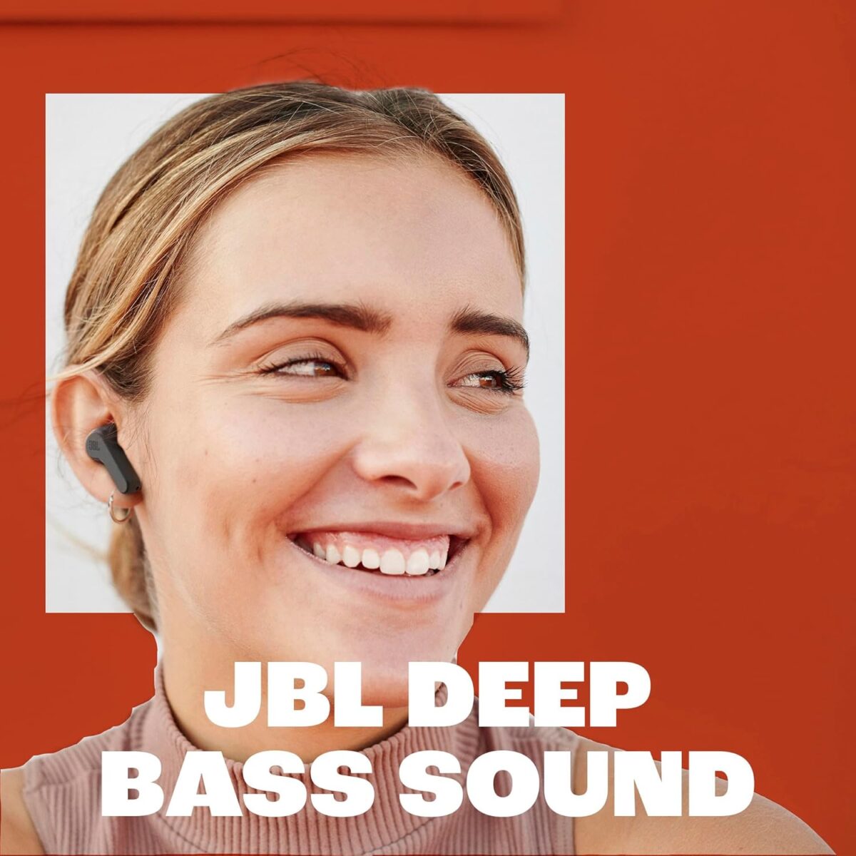 JBL Vibe Beam - True Wireless JBL Deep Bass Sound Earbuds, Bluetooth 5.2, Water & Dust Resistant, Hands-free call with VoiceAware, Up to 32 hours of battery life (Blue) - Image 6