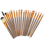 All in One Makeup Kit - 2X14 Eyeshadow Palette, Liquid Foundation, Eyeliner Pencils, Contouring Stick, Lip Gloss, 20Pcs Makeup Brushes (Black) - Image 9