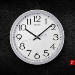 Seiko 12 Inch Easy Read Numerals Wall Clock with Quiet Sweep Second Hand - Image 4