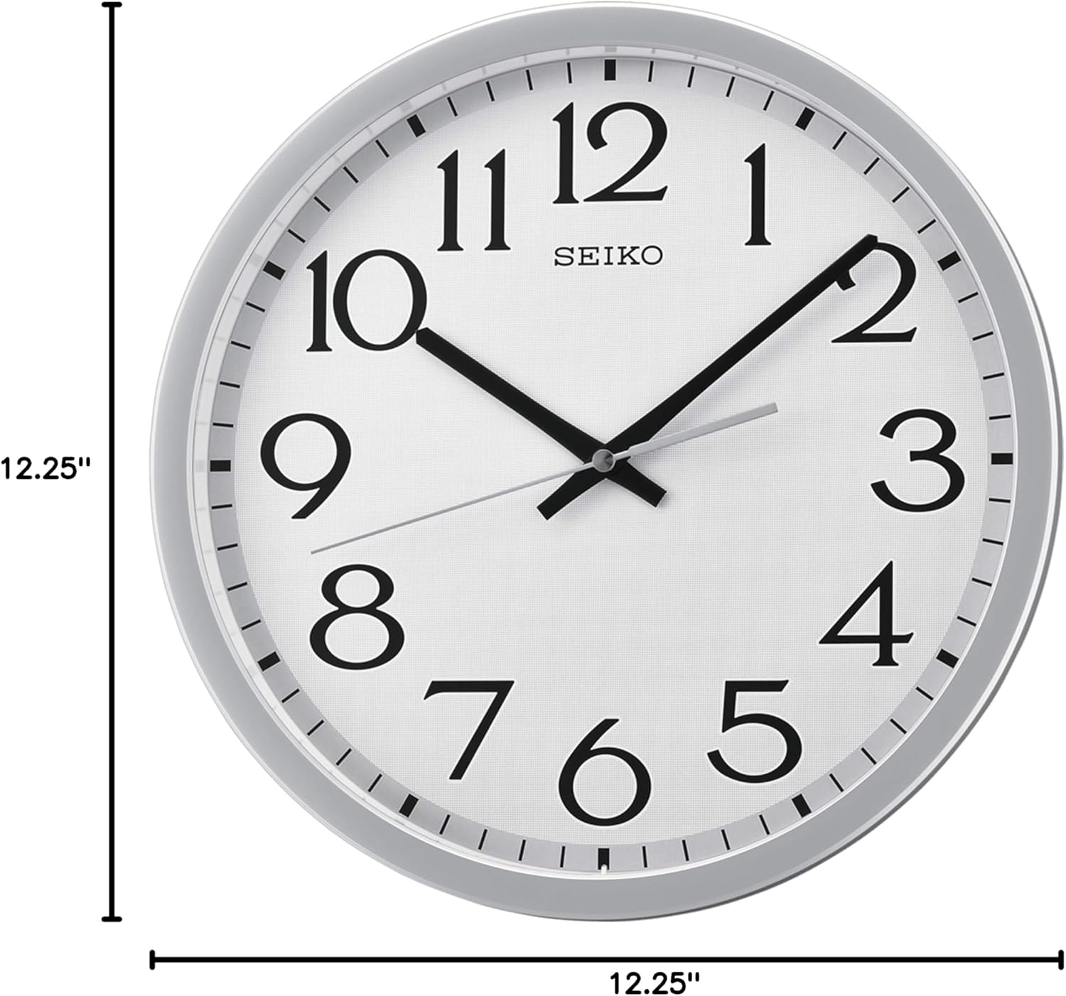 1761468149_Seiko-12-Inch-Easy-Read-Numerals-Wall-Clock-with-Quiet-Sweep-Second-Hand.jpg Seiko 12 Inch Easy Read Numerals Wall Clock with Quiet Sweep Second Hand - Image 5