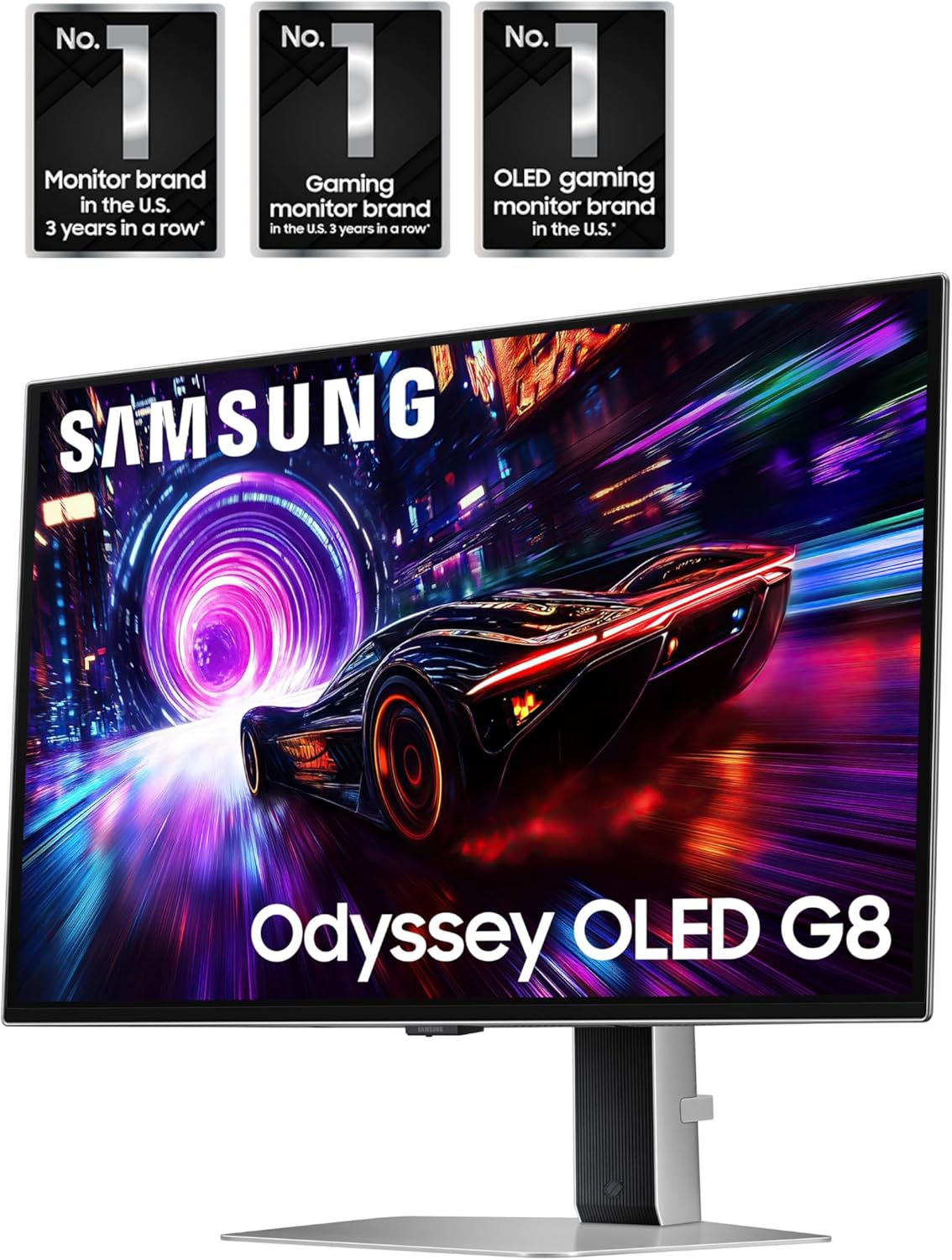 1761471386_SAMSUNG-27-inch-Odyssey-QD-OLED-G8-G81SF-4K-240Hz-Gaming-Monitor-0.03ms-Response-Time-DisplayHDR-True-Black-400-AMD-FreeSync™-Premium-Pro-Ergonomic-Stand-LS27FG810SNXZA-2025.jpg SAMSUNG 27-inch Odyssey QD-OLED G8 (G81SF), 4K, 240Hz, Gaming Monitor, 0.03ms Response Time, DisplayHDR True Black 400, AMD FreeSync™ Premium Pro, Ergonomic Stand, LS27FG810SNXZA, 2025 - Image 4