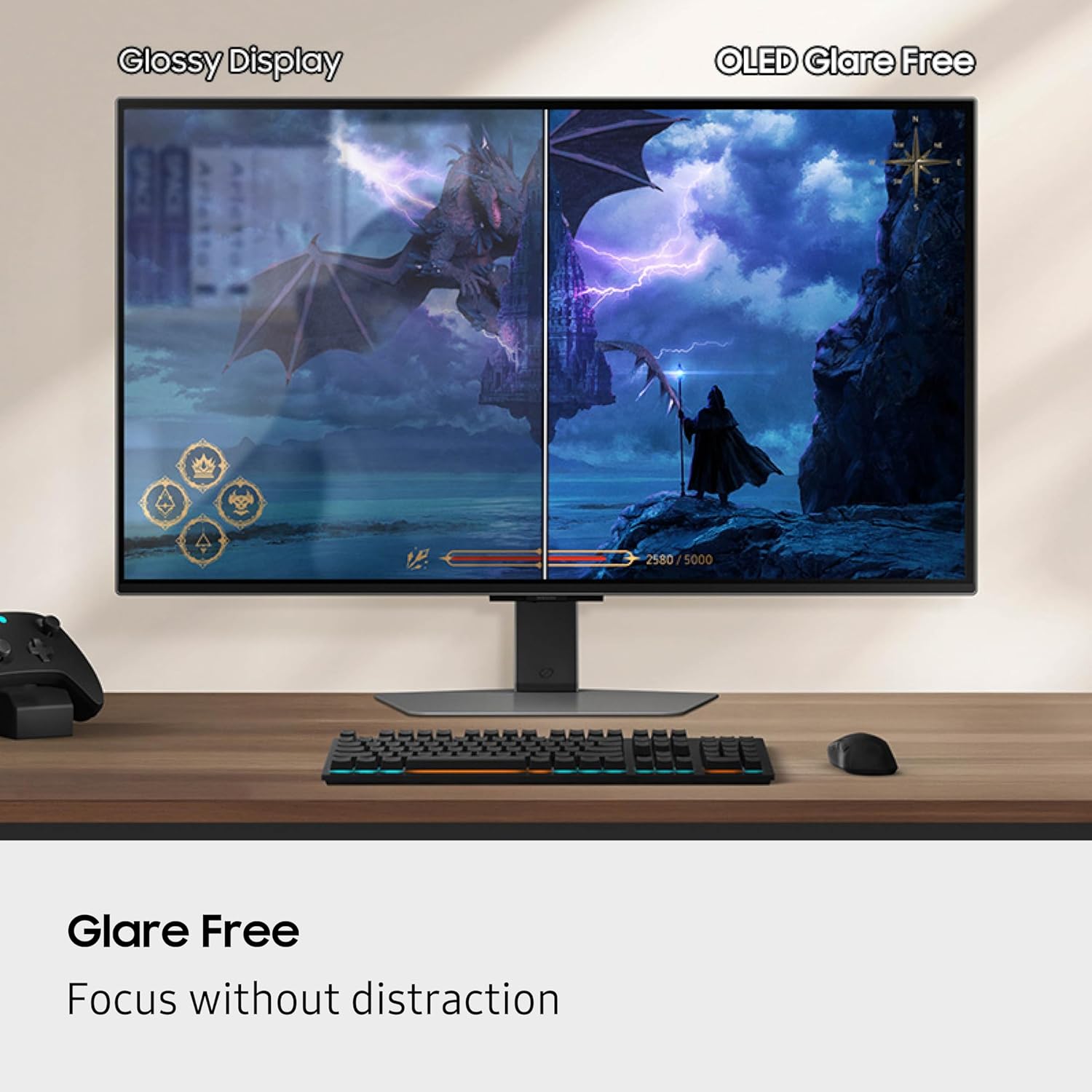 1761471387_SAMSUNG-27-inch-Odyssey-QD-OLED-G8-G81SF-4K-240Hz-Gaming-Monitor-0.03ms-Response-Time-DisplayHDR-True-Black-400-AMD-FreeSync™-Premium-Pro-Ergonomic-Stand-LS27FG810SNXZA-2025.jpg SAMSUNG 27-inch Odyssey QD-OLED G8 (G81SF), 4K, 240Hz, Gaming Monitor, 0.03ms Response Time, DisplayHDR True Black 400, AMD FreeSync™ Premium Pro, Ergonomic Stand, LS27FG810SNXZA, 2025 - Image 5
