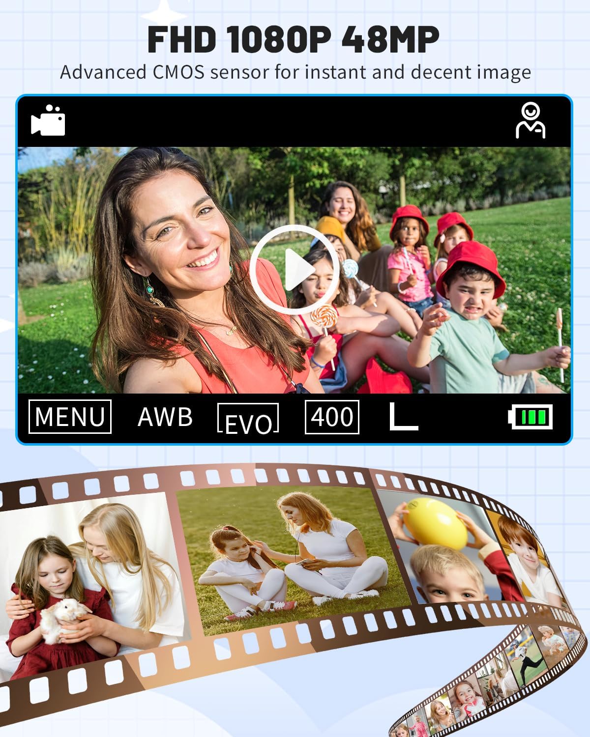 1761471921_Digital-Camera-FHD-1080P-Kids-Camera-16X-Zoom-Anti-Shake-48MP-Compact-Portable-Ultra-Thin-Point-Shoot-Camera-Gift-for-Kid-Student-Children-Teen-Girl-Boy-with-32GB-SD-Card.jpg Digital Camera, FHD 1080P Kids Camera 16X Zoom Anti Shake, 48MP Compact Portable Ultra-Thin Point Shoot Camera Gift for Kid Student Children Teen Girl Boy with 32GB SD Card - Image 4