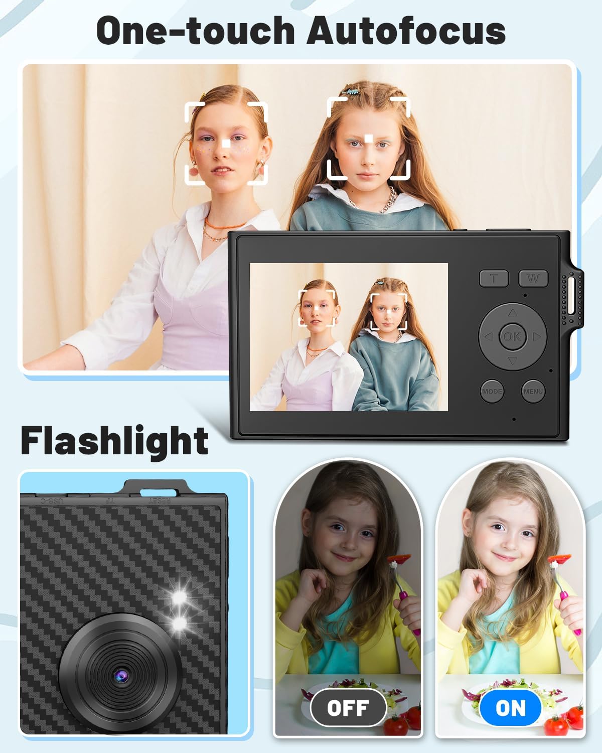 1761471925_Digital-Camera-FHD-1080P-Kids-Camera-16X-Zoom-Anti-Shake-48MP-Compact-Portable-Ultra-Thin-Point-Shoot-Camera-Gift-for-Kid-Student-Children-Teen-Girl-Boy-with-32GB-SD-Card.jpg Digital Camera, FHD 1080P Kids Camera 16X Zoom Anti Shake, 48MP Compact Portable Ultra-Thin Point Shoot Camera Gift for Kid Student Children Teen Girl Boy with 32GB SD Card - Image 7