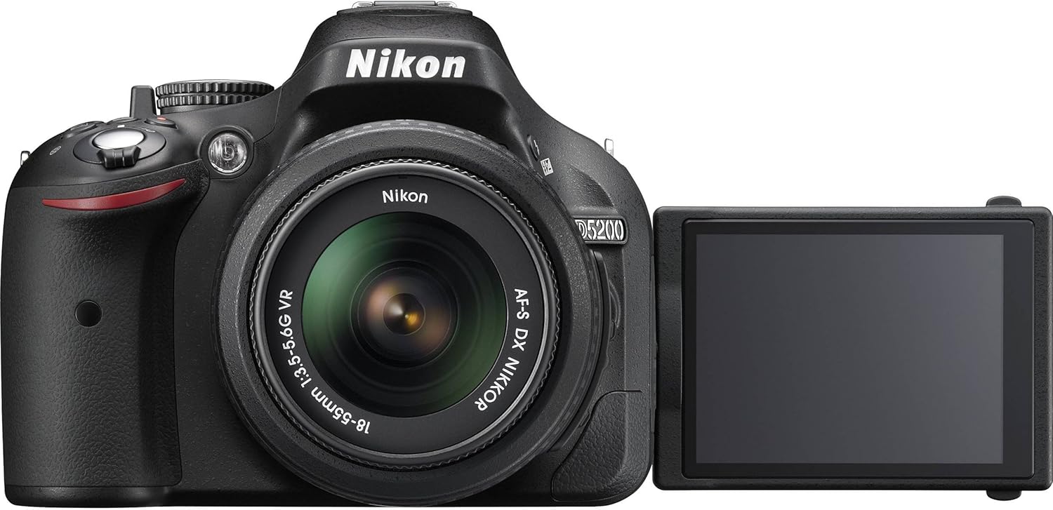 1761472225_Nikon-D5200-24.1-MP-CMOS-Digital-SLR-with-18-55mm-f3.5-5.6-AF-S-DX-VR-NIKKOR-Zoom-Lens-Black.jpg Nikon D5200 24.1 MP CMOS Digital SLR with 18-55mm f/3.5-5.6 AF-S DX VR NIKKOR Zoom Lens (Black) - Image 9