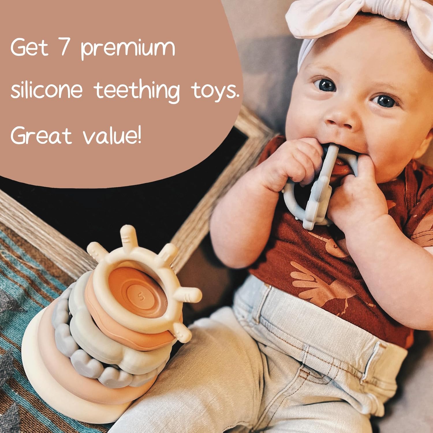 1761472543_Moonkie-Stacks-of-Circles-Soft-Teething-Toy-Educational-Learning-Baby-Toy-Stacking-Ring-Toys-for-Babies-Boy-and-Girl-7-Piece-Teethers-Set.jpg Moonkie Stacks of Circles Soft Teething Toy | Educational Learning Baby Toy | Stacking Ring Toys for Babies Boy and Girl | 7 Piece Teethers Set - Image 6