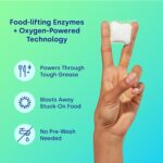Dropps UltraWash Dishwasher Pods, Unscented (120 Count) - Biobased Power Deep Clean Dishwasher Detergent Tablets for Sparkling Shiny Dishes - No Rinse Aid or Pre-Wash Needed - Dishwashing Pods - Image 4
