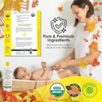 La Petite Creme French Premium Diapering Lotion - Diaper Cream Alternative to Baby Wipes - Gentle Moisturizer & Skin Cleanser with USDA Certified Organic Ingredients - Baby Essentials (20 oz) - Image 3