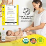 La Petite Creme French Premium Diapering Lotion - Diaper Cream Alternative to Baby Wipes - Gentle Moisturizer & Skin Cleanser with USDA Certified Organic Ingredients - Baby Essentials (20 oz) - Image 10