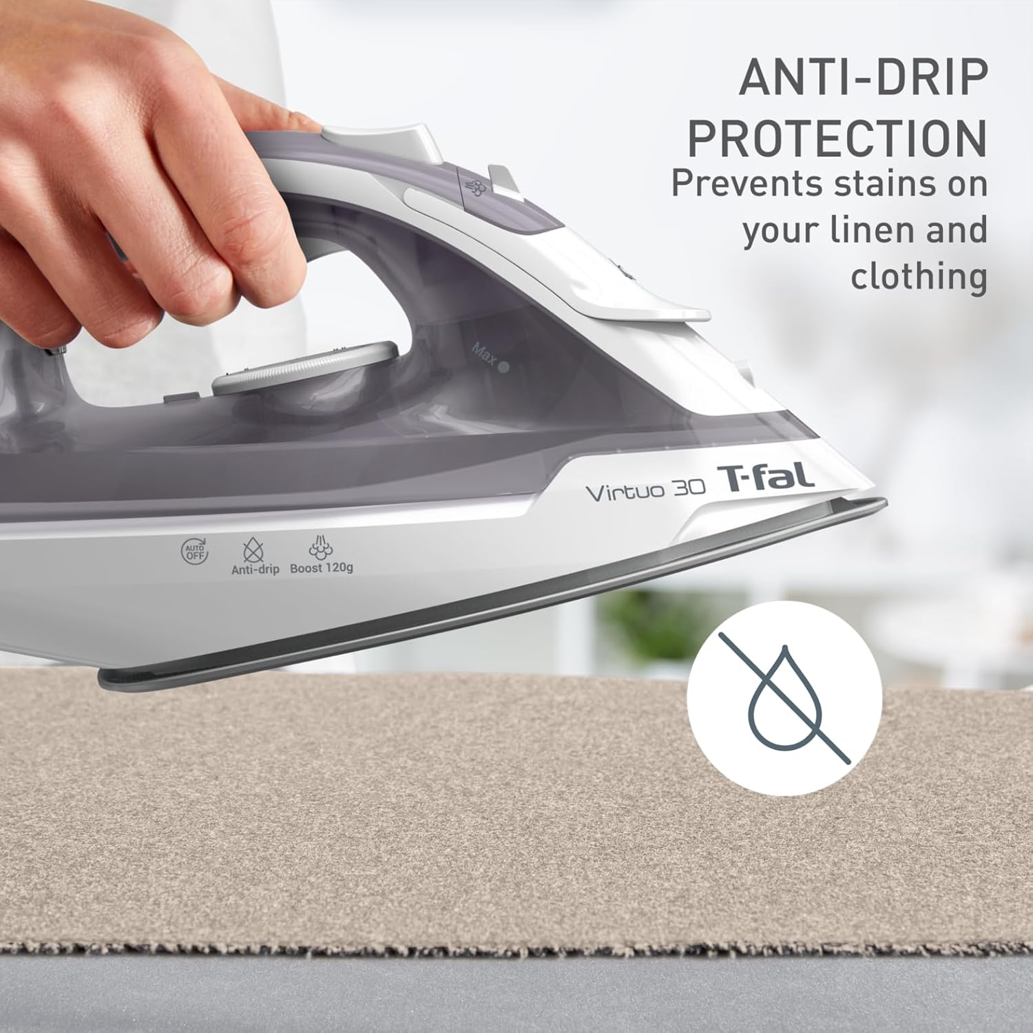 1761515922_T-Fal-Virtuo-Steam-Iron-for-Clothes-with-Retractable-Cord-Portable-Iron-and-Steamer-for-Clothes-Ceramic-Nonstick-Soleplate-1500-Watts-Anti-Drip-Auto-Off-Scratch-Resistant-Grey.jpg T-Fal Virtuo Steam Iron for Clothes with Retractable Cord, Portable Iron and Steamer for Clothes, Ceramic Nonstick Soleplate, 1500 Watts, Anti-Drip, Auto-Off, Scratch Resistant, Grey - Image 8