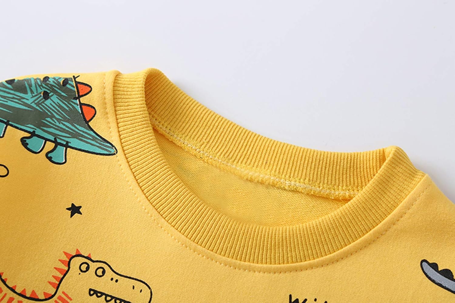 1761516224_Toddler-Baby-Boy-Clothing-Sets-Little-Dinosaur-Printed-Long-Sleeve-Tops-and-Pants-Kids-2pcs-Outfits.jpg Toddler Baby Boy Clothing Sets Little Dinosaur Printed Long Sleeve Tops and Pants Kids 2pcs Outfits - Image 3